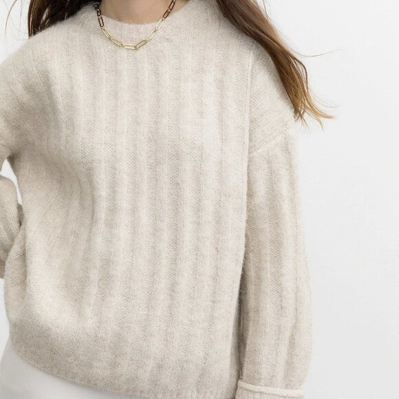 J.ing Emilie Oat Fuzzy Sweater - Picture 7 of 10